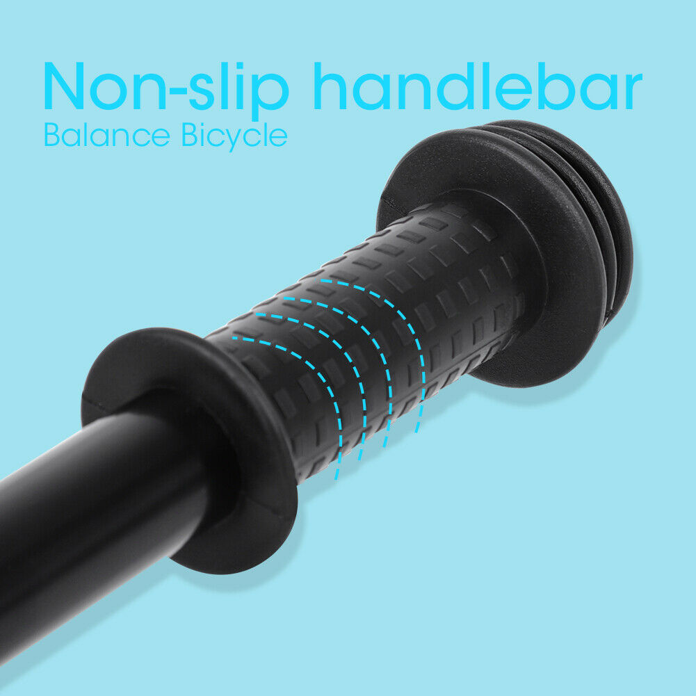 12inch Wheel Carbon Steel Kids Balance Bicycle Children No-Pedal New Bike Black - Fresh Stock Dated January 2026