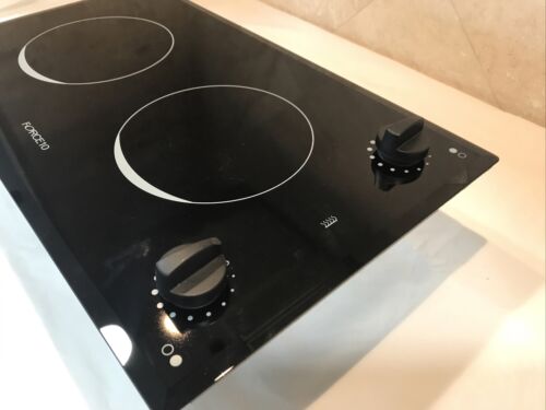 Force10 2 Burner Smooth Top Electric Stove Black Glass - Fresh Stock Dated February 2026