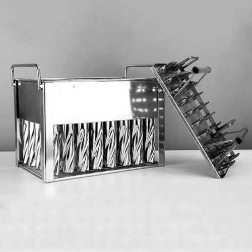 40pcs Stainless Steel Molds for Ice Lolly Popsicle Ice Cream Pops Bars 82ml - Fresh Stock Dated February 2026