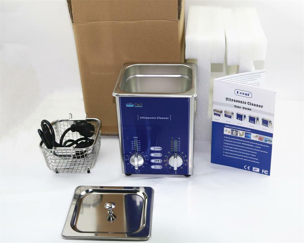 2.5L Eyeglass Watch Ultrasoni Clean Machine DR-DS25 Degas Sweep Timer/Heater 80W - Fresh Stock Dated December 2025