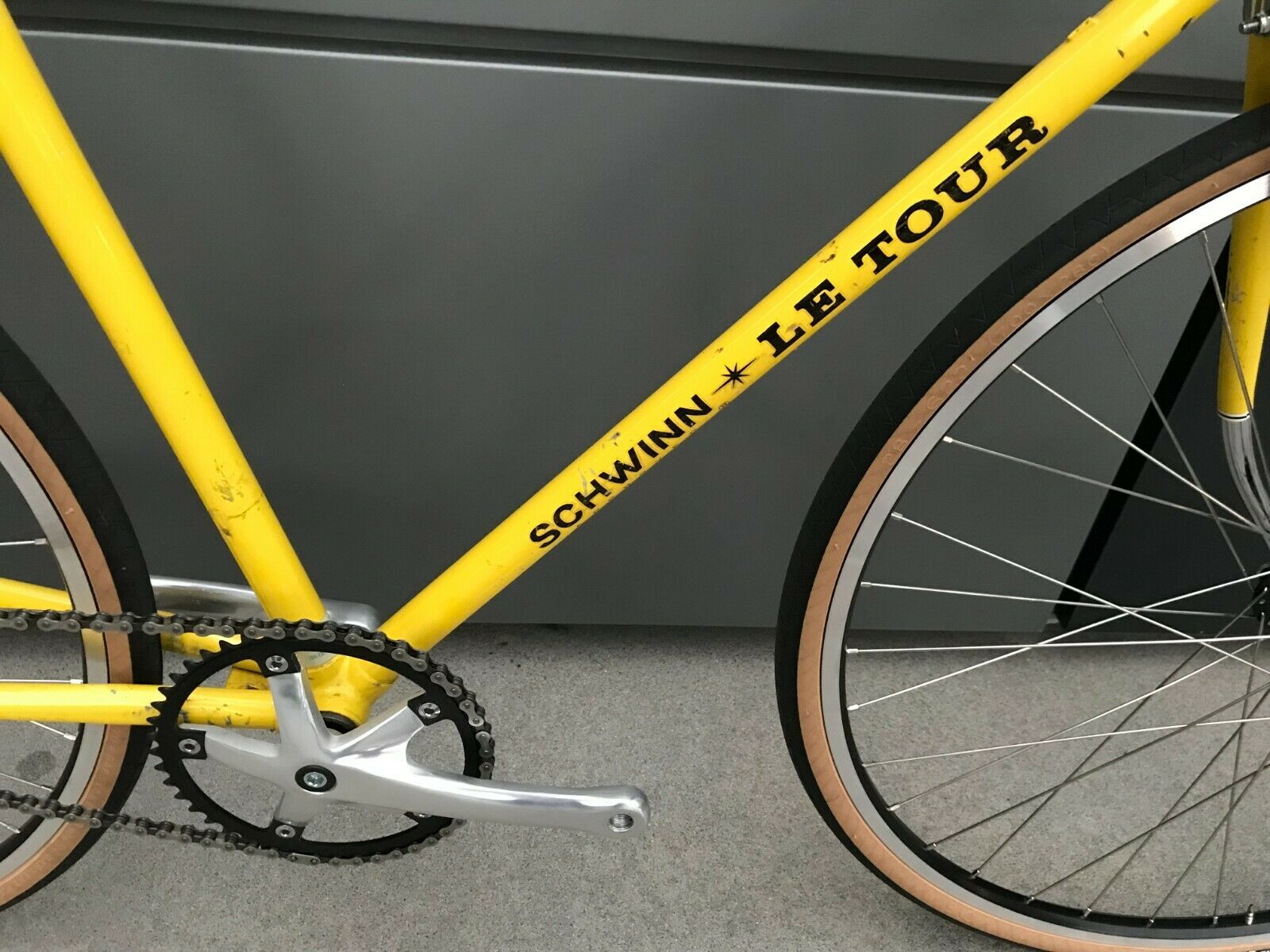 Schwinn Le Tour Vintage Mod Fixed Gear Single Speed Large 57cm Lugged Steel Road - Fresh Stock Dated December 2025