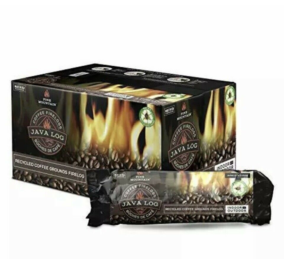 Case/4 Logs Pine Mountain Java Log Firelog 4 Hour Burn BEST PRICE ON EBAY! - Fresh Stock Dated January 2026