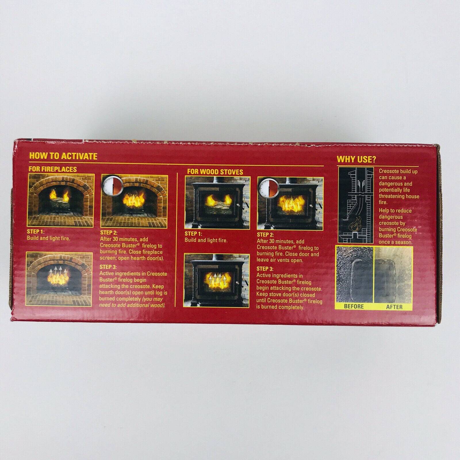 Pine Mountain Creosote Buster Safety Fire Log First Alert 3.5 Lb - 149547 New - Fresh Stock Dated January 2026