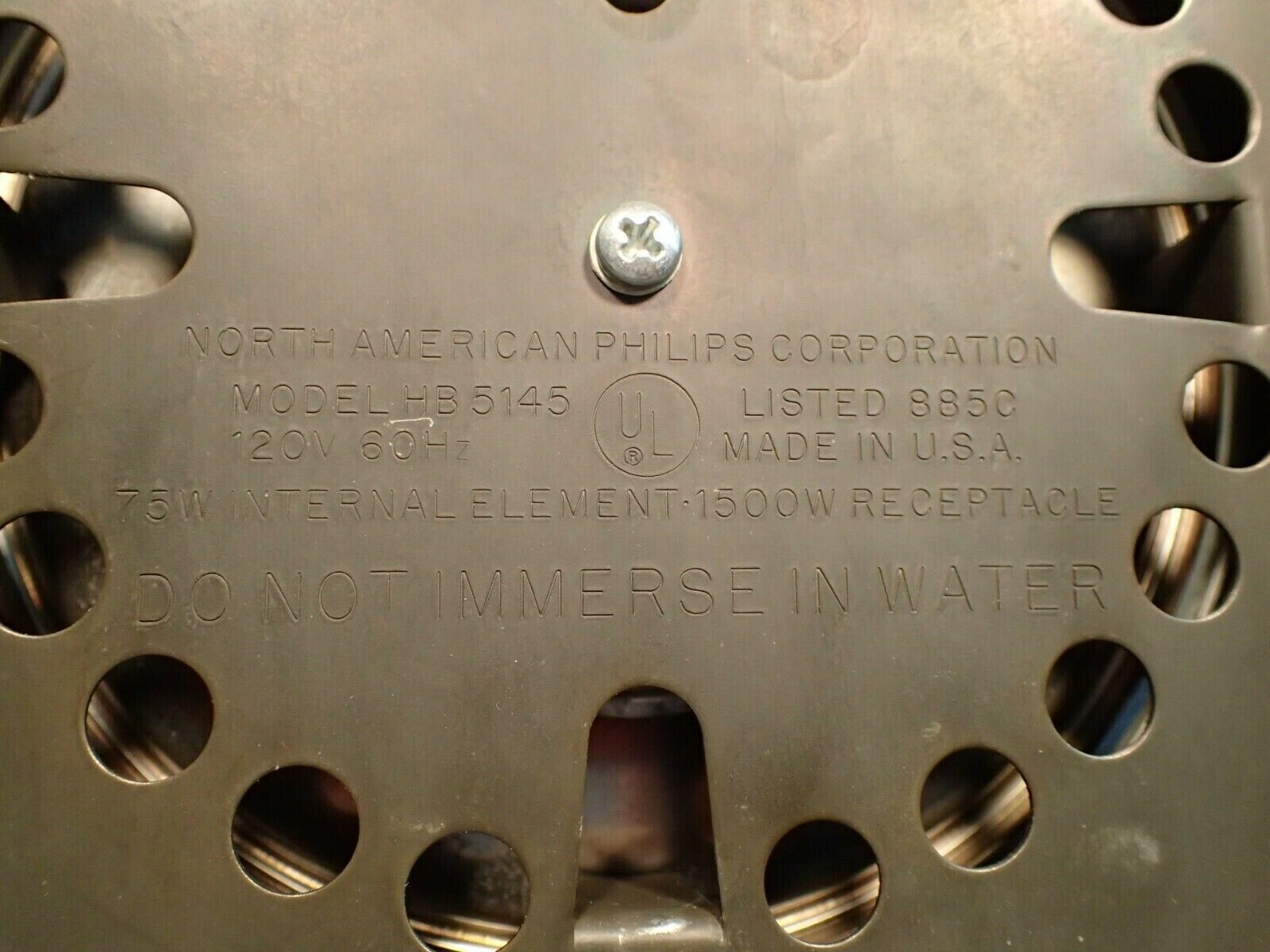 NORELCO +12 Coffee Serving Plate Warmer HB5145 Retro Stainless Hot Plate - Fresh Stock Dated February 2026