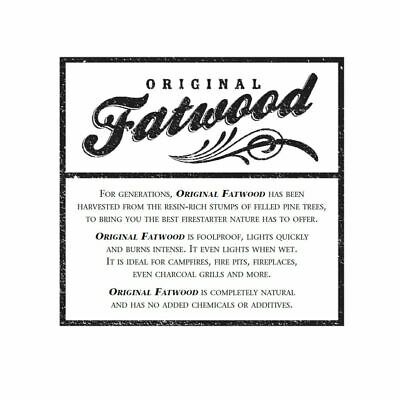 Earth Worth | 10 Pound Box - Fatwood Fire Starter Lot of Wood Sticks - Fresh Stock Dated December 2025