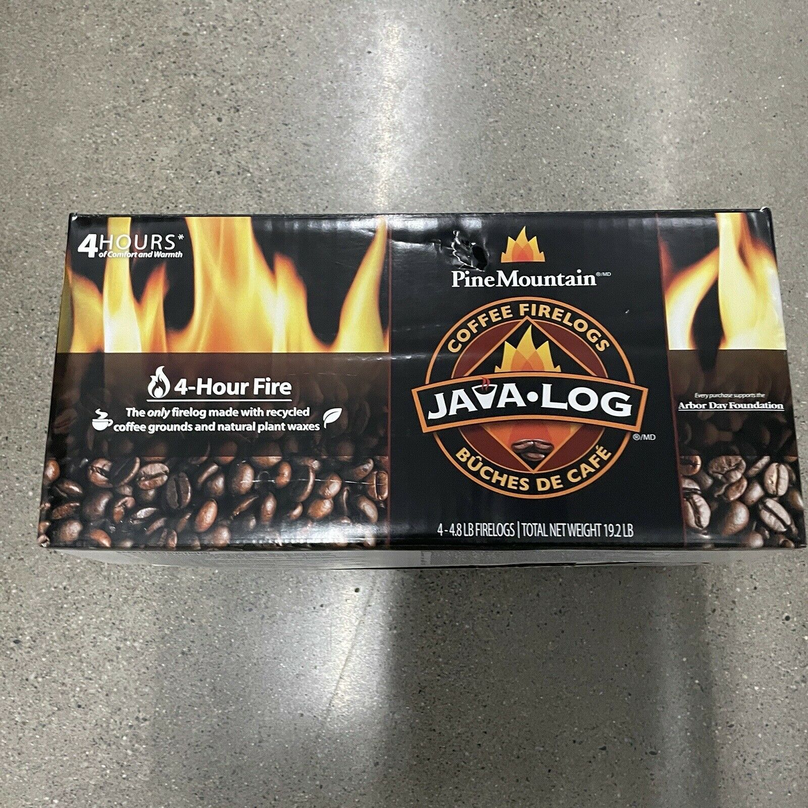 Case/4 Logs Pine Mountain Java Log Firelog 4 Hour Burn BEST PRICE ON EBAY! - Fresh Stock Dated January 2026