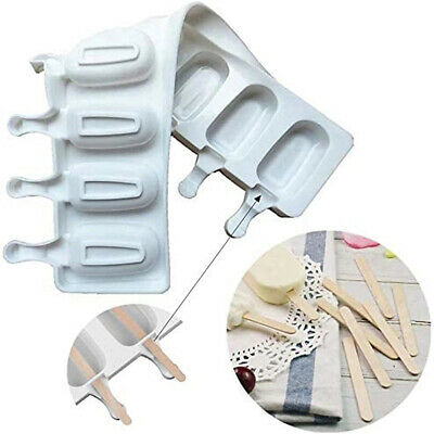 7 Holes Silicone Ice Cream Molds Lolly Chocolate  Homemade Maker Oval Mould DIY. - Fresh Stock Dated February 2026