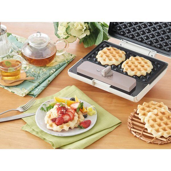 Hot Sand Manufacturer Waffle Hot Sand 2 Types of Baking Mold Electric IRISOHYAMA - Fresh Stock Dated February 2026