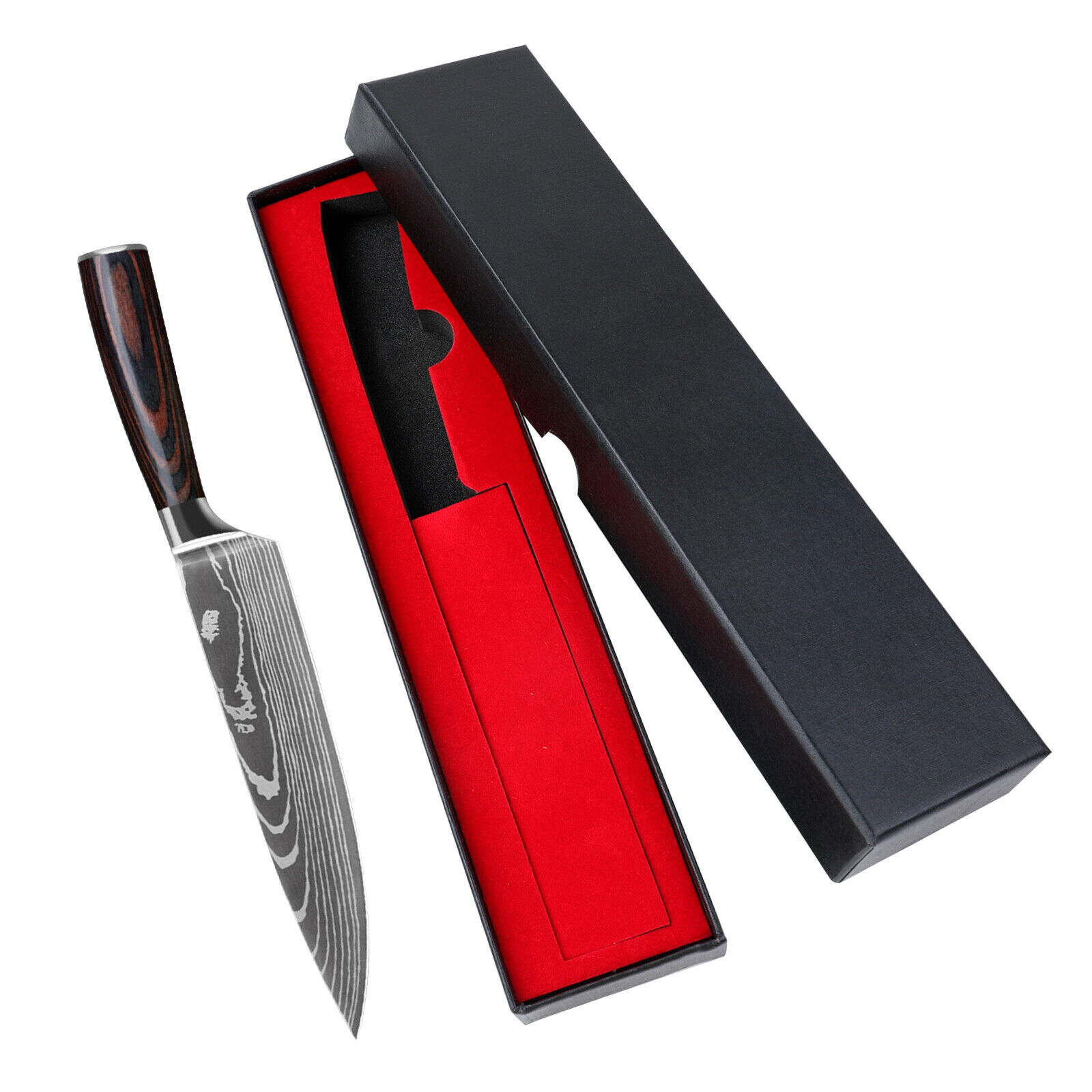 Kitchen Chef Knife Stainless Steel 8/7 Inch Sharp Paring Meat Vegetables Fruit - Fresh Stock Dated January 2026
