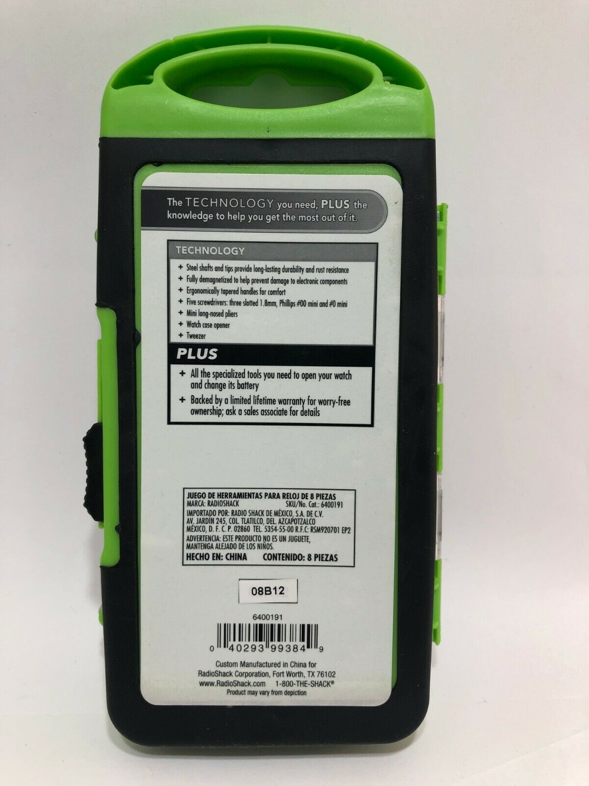 Radio Shack 8 piece Watch Tool Kit with Carrying Case 6400191 - Fresh Stock Dated December 2025