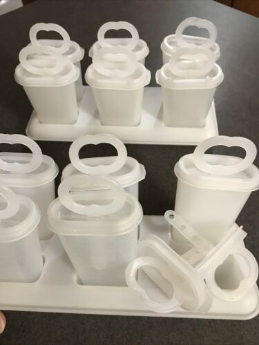 Tupperware popsicle molds 10 count with extra sticks - Fresh Stock Dated February 2026