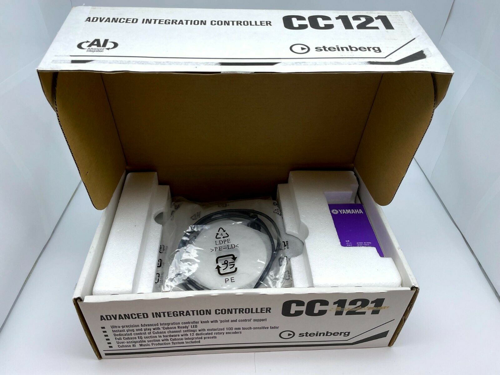 Steinberg CC121 Advanced Integration Cubase Nuendo Controller Used Good with box - Fresh Stock Dated December 2025