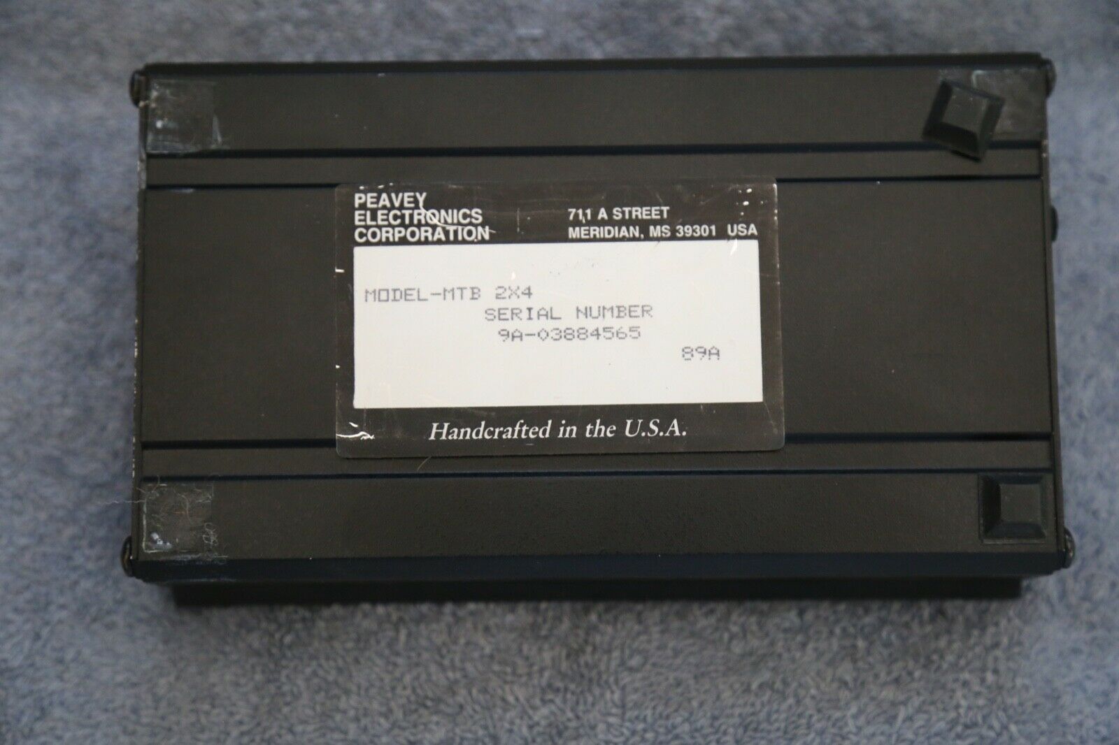 Vintage Peavey MDB 2X4 MIDI Distribution Box with AC Power Supply and manual - Fresh Stock Dated December 2025