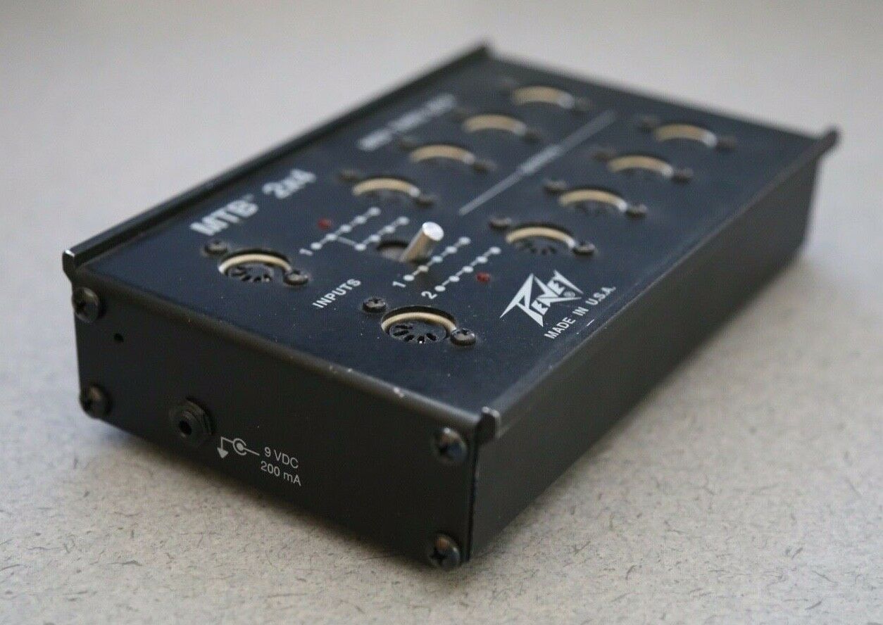 Vintage Peavey MDB 2X4 MIDI Distribution Box with AC Power Supply and manual - Fresh Stock Dated December 2025