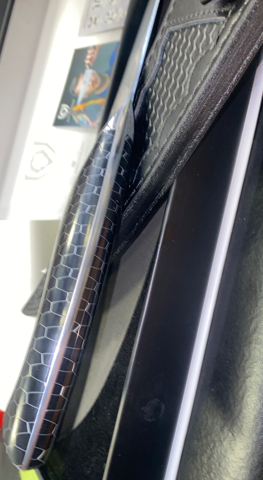 Dalstrong Frost Fire Series 8” Chef Knife w Honeycomb Handle Design Sheath - Fresh Stock Dated January 2026