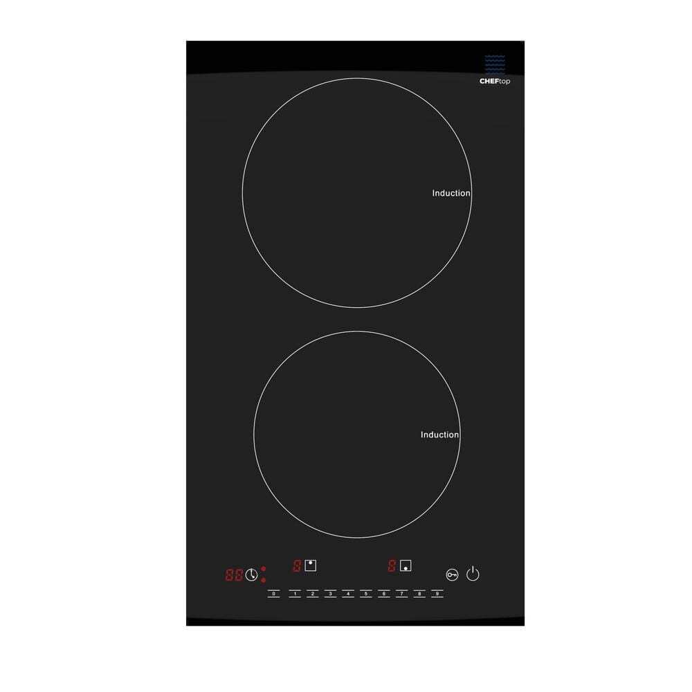 11 In. X 20 In. Ceramic Top Dual Induction Cooktop Portable Modular Induction - Fresh Stock Dated February 2026
