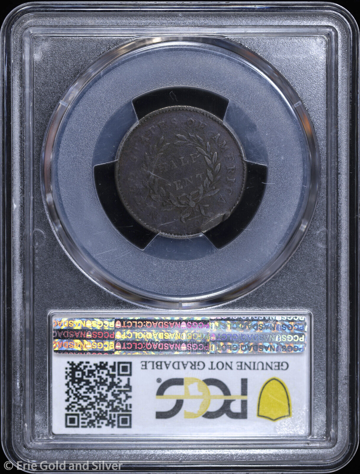 1794 1/2C Liberty Cap Half Cent PCGS Genuine VF Detail | C-1a Large Edge Letters - Fresh Stock Dated December 2025