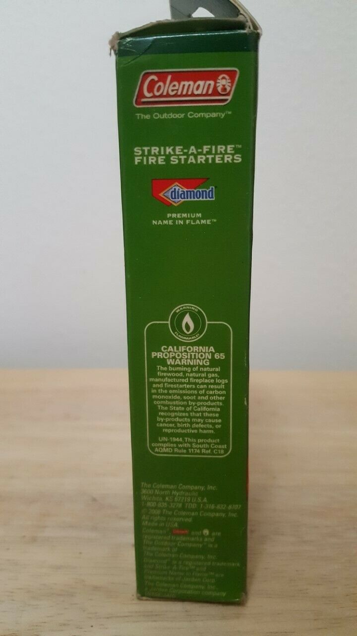 Coleman - Strike-a-Fire Strike Match/Fire - Grilling BBQ Camping - Fresh Stock Dated January 2026