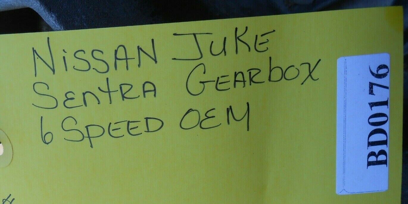 Nissan Juke Sentra Gearbox 6 Speed OEM 7701700543 BD0176 - Fresh Stock Dated December 2025