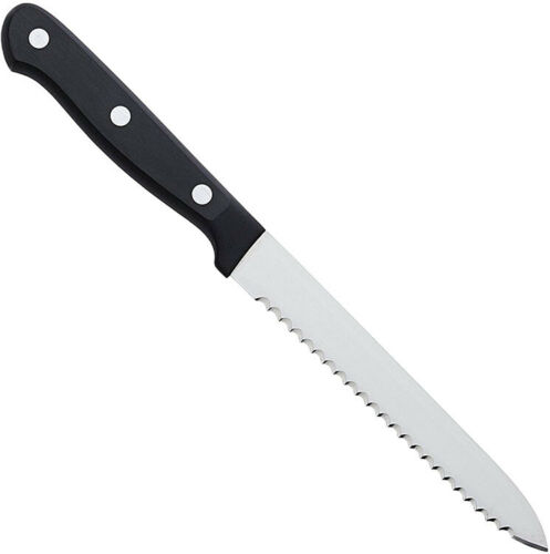 Wusthof Gourmet 5-Inch Serrated Utility Knife W-4107 - Fresh Stock Dated January 2026