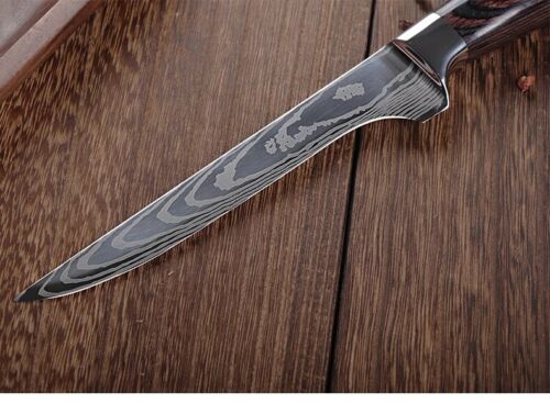 Kitchen Chef's Knife Sets 8, 3 or 2 German Steel Damascus Pattern - Fresh Stock Dated January 2026