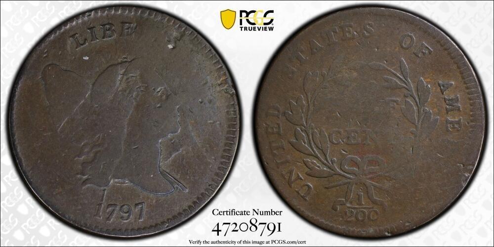 1797 Half Cent PCGS & CAC G-06; 1 Above 1; Smooth Planchet - Fresh Stock Dated December 2025