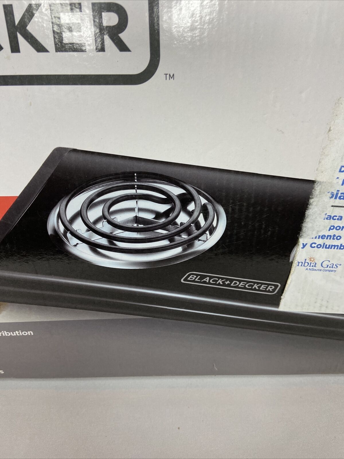 Black & Decker DB1002B Double Burner Portable Buffet Range, Black - Fresh Stock Dated February 2026