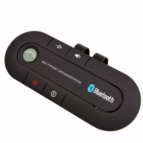 Wireless Bluetooth 4.1 Hands Free Car Kit Speakerphone Visor Clip Speaker Phone - Fresh Stock Dated December 2025