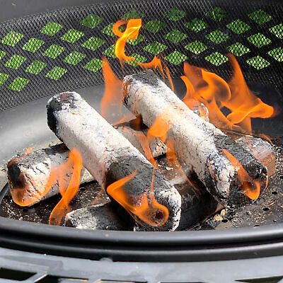 Jealous Devil Blox Hickory & Oak Compressed Natural Hardwood Firewood, 12 Logs - Fresh Stock Dated December 2025