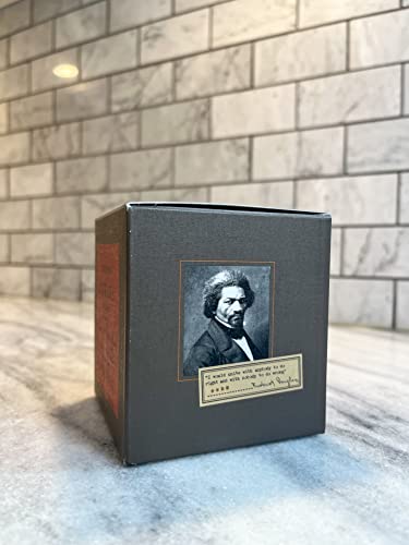 Paddywax Scented Candles Library Frederick Douglass Luxury Artisan Candle, 6.5-Ounce, Palo Santo, Sage & Saffron