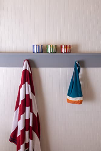 Paddywax Candles Al Fresco Collection, Naturally Scented Candle, 12 Ounces, Rosewood Vanilla, Red