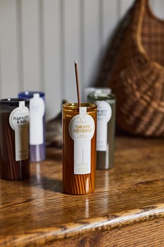 Paddywax Candles Haze Collection Incense Sticks in Glass Jar, 100-Piece, Tobacco Patchouli
