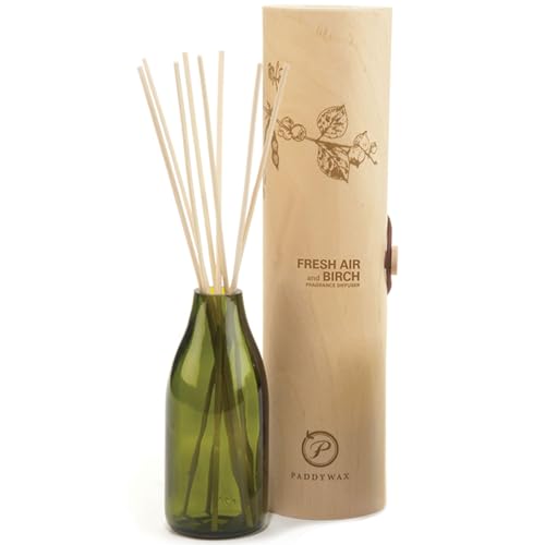Paddywax Eco Green Fragrance Diffuser 118ml in Recycled Glass BottleFragrance: Paddywax Pomegranate & Currant, EGFD04EU