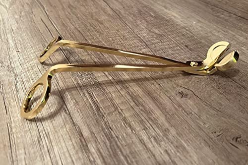 Paddywax Candle Accessories Wick Trimmer, Shiny Brass