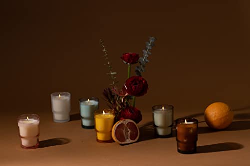 Paddywax Luxury Scented Candles | Vintage MCM Collection Noel Glass Jar Candle, 5.5-Ounce, White Woods & Mint