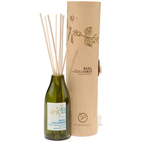Paddywax Eco Green Fragrance Diffuser 118ml in Recycled Glass BottleFragrance: Paddywax Pomegranate & Currant, EGFD04EU