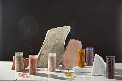 Paddywax Candles Haze Collection Incense Sticks in Glass Jar, 100-Piece, Tobacco Patchouli