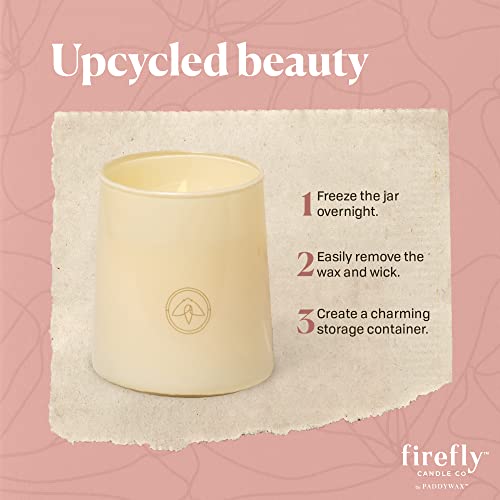 Flourish 6.5 OZ. Ivory Tapered Glass + Gold Firefly Logo in Box Packaging - Wild IRIS