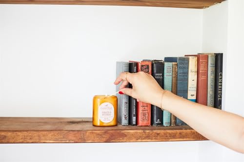 Paddywax Scented Candles Vista Collection Vintage Style Artisan Candle in Frosted Glass, 5-Ounce, Tobacco & Patchouli