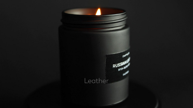 Craft & Kin Premium Lavender Woods Candle | Black Scented Candles for Men | Long Lasting with 45 Hour Burn Time, 7.6oz | Made with Soy | Aromatherapy at Home | Gifts for Men